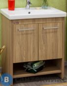 Тумба Sanflor МЕХИКО 70 вяз швейцарский, под умывальник Калипсо-70 (Н01167)