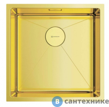 картинка Кухонная мойка OMOIKIRI Taki 44-U/IF-LG нерж.сталь/светлое золото (4973520)