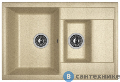 картинка Кухонная мойка Dr. Gans Астра 760 К, терра СМс (25.065.D0760.405)