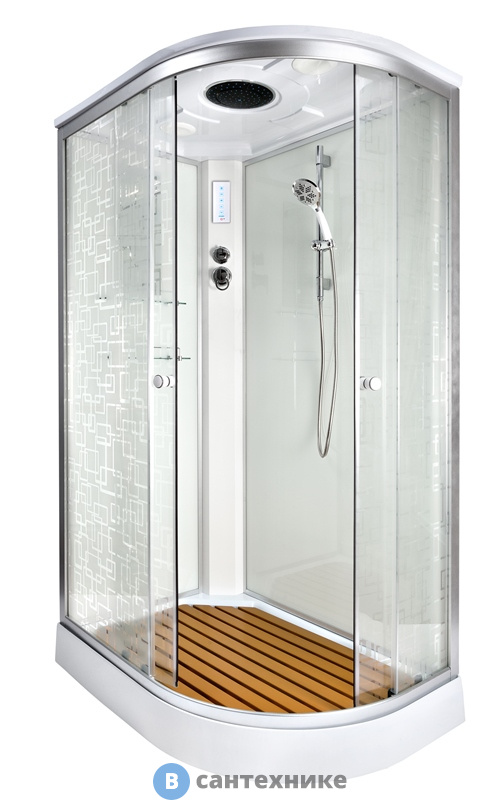 Душевая кабина Deto ЕМ1511 L с электрикой (1100*800*2200)