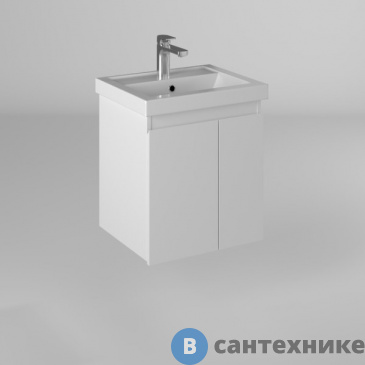 картинка Тумба под раковину BRIZ Бьелла т18-50 консольная (ум. Фостер) (364 03-18050-06 00 БЕЛ)