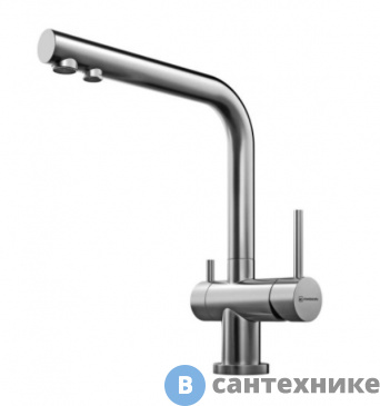 картинка Смеситель OMOIKIRI Nagano-BN нержавеющая сталь (4994011)