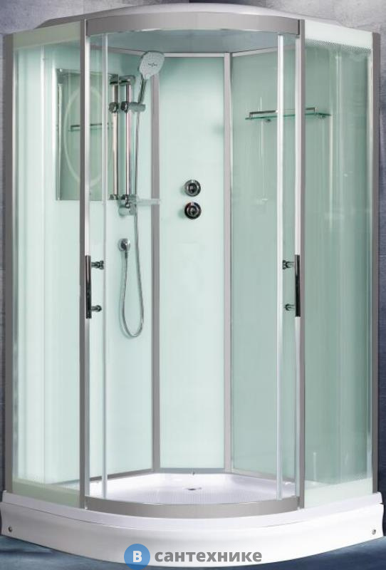 Душевая кабина WELTWASSER EMMER 11015-2 (1100х1100х2170)