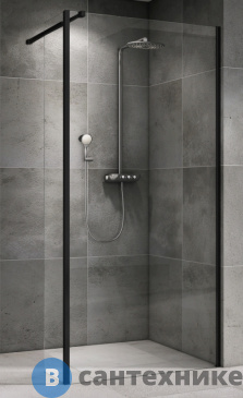 картинка Душевая перегородка ABBER Immer Offen AG66120B 120*200