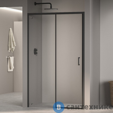 картинка Душевая дверь RGW PA-017-B  170*195 чёрный/ прозрачное (350801717-14)