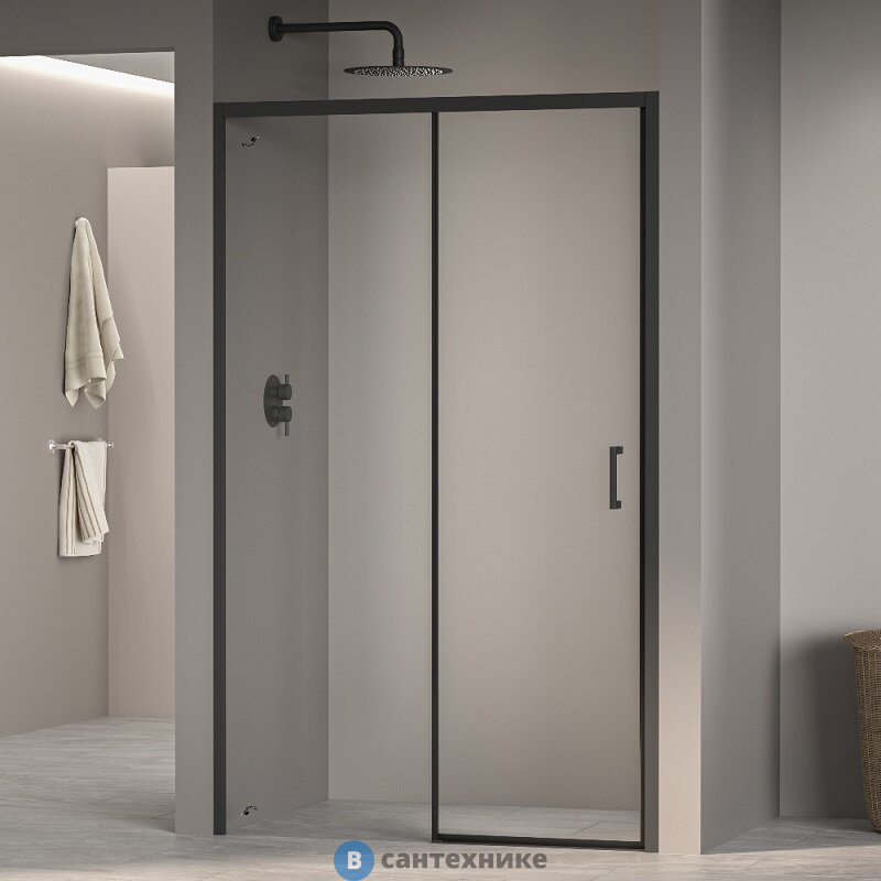 Душевая дверь RGW PA-017-B  170*195 чёрный/ прозрачное (350801717-14)