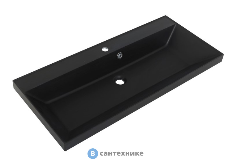 Раковина BelBagno BB800/450-LV-ART-AST-NERO чёрная матовая, 800x450x150 (без сифона)