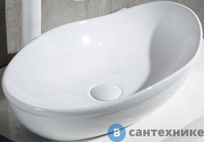 картинка Раковина BelBagno BB1362 овальная (520x340x150)