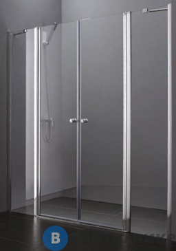 картинка Душевая дверь Cezares ELENA-W-B-22-240-P-Cr 2350x1950