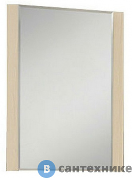 картинка Зеркало Акватон Альпина 65 дуб молочный (1A133502AL530)