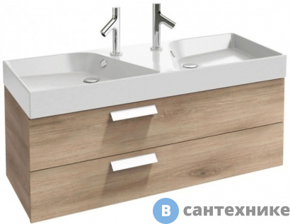 картинка Тумба под раковину Jacob Delafon RYTHMIK EB1305-E10 квебекский дуб (119.5х45х42.4)