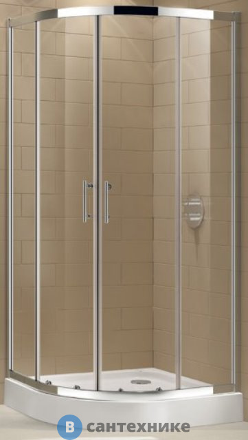 Душевой уголок Cezares ECO-O-R-2-90-C-Cr 900x900x1900 без поддона