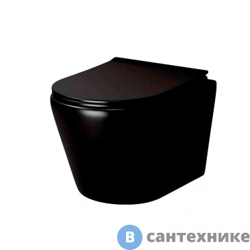 картинка Комплект 3 в 1: Grossman инсталляция 900.K31.01.000+клавиша 700.K31.05.21M.21M черный матов+унитаз GR-4478BMS