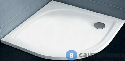 картинка Душевой поддон Ravak ELIPSO PRO-90 Flat белый (XA237711010)