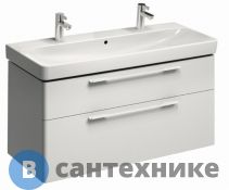 Тумба под раковину Keramag SMYLE 805120000 /116,8х62,5х46,1/ (белый глянец)