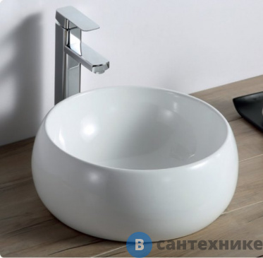 картинка Раковина BelBagno BB1065 круглая 400x400x160