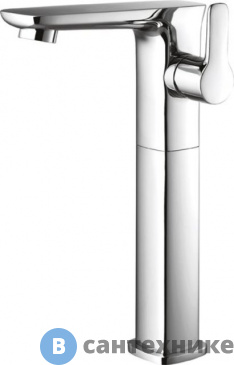 картинка Смеситель Cezares TESORO-F-LC-01-W0 для накладных раковин, без донного клапана, хром