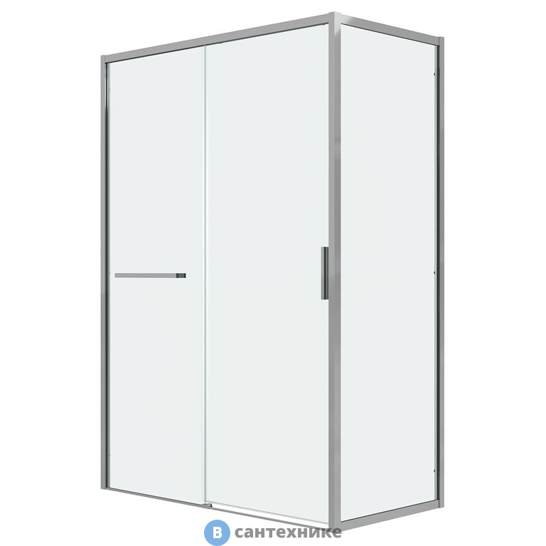 Душевое ограждение Grossman Style 120.K33.05.1090.10.00 (100*90*195) хром, стекло прозрачное, без поддона