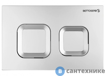 картинка Клавиша смыва Pestan BETTOSERB хром матовый (40006472)