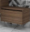 Ящик под столешницу Armadi Art 897-080-D 80 см DARK OAK VALLESSI UNO-S