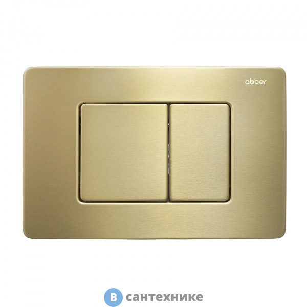 Кнопка смыва ABBER AC0120MMG золото матовое