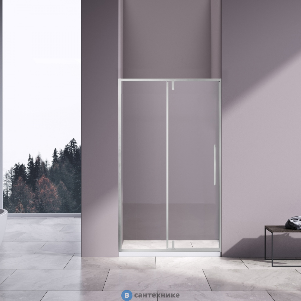 Душевая дверь Vincea Slim-N VDP-4SN120CL, хром, стекло прозрачное