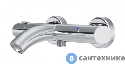 картинка Смеситель AM.PM Sense F7550064 д/ванны/душа с термостатом, хром