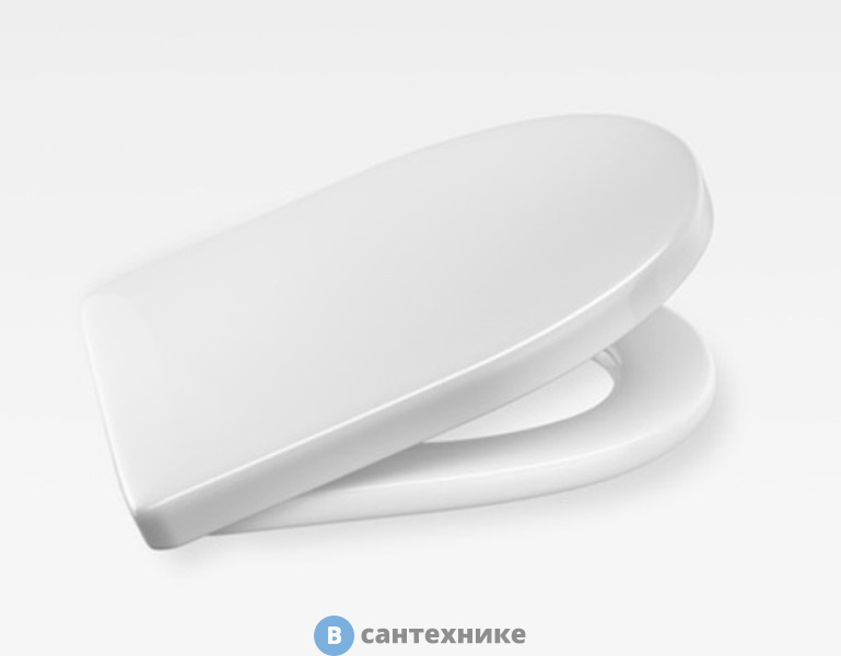 Сиденье Armani Roca Island для унитаза, с микролифтом, лакированное, белый (7.8017.6.200.4)