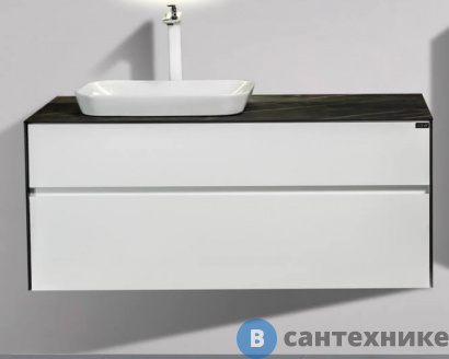 картинка Тумба с раковиной Black&White U907.1200 (1200x525x506)