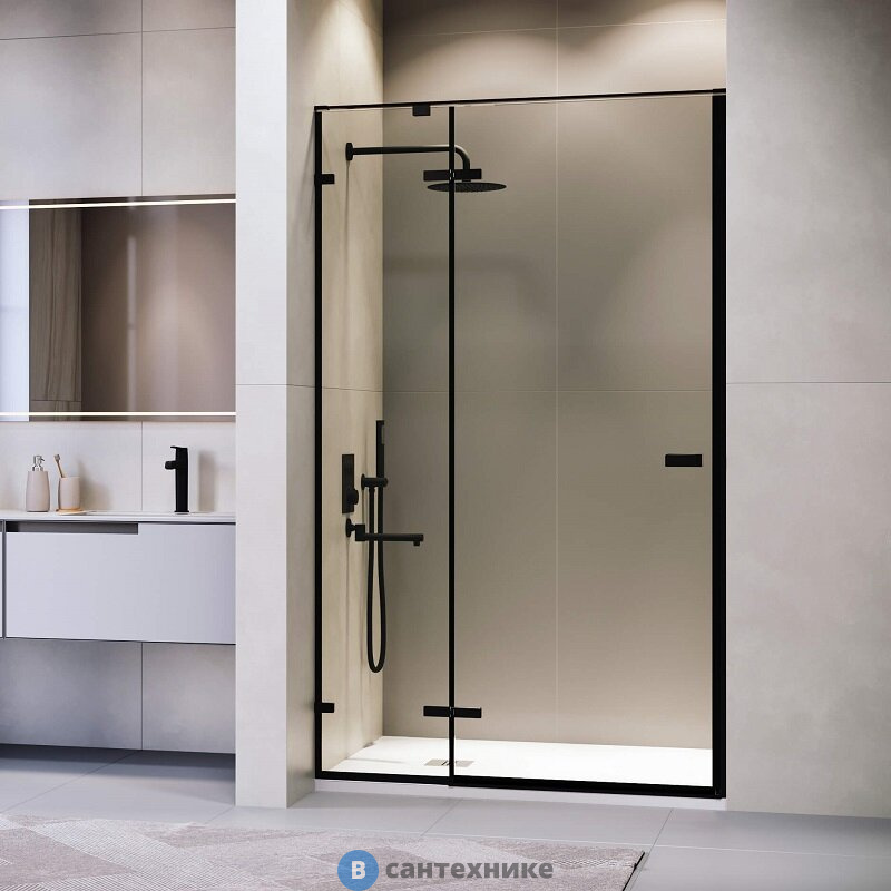 Душевая дверь RGW SV-004B 100*200 Чёрный/ Прозрачное (353200410-14)