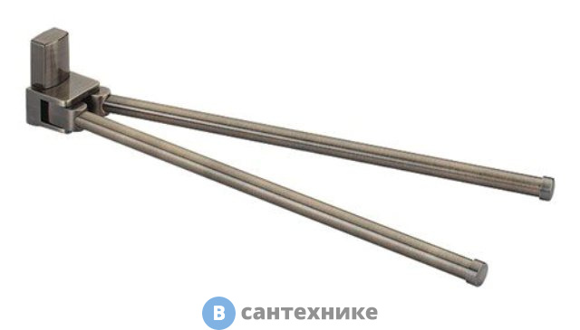 Держатель полотенец WasserKRAFT Exter K-5231 рога металл, покрытие "светлая бронза"