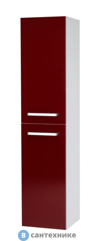 Пенал Dreja GO-35S, красный глянец, ручка А, высокий (24379)