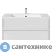 Тумба под раковину Vincea Vico 1000 подвесная, 2 выкатных ящика soft close, G.White (VMC-2V100GW)
