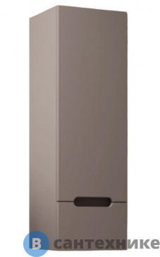 картинка Колонна Style line Матис 36 см, 1 ящик, тауп темный, PLUS, ЭМАЛЬ подвесная (4650134473209)