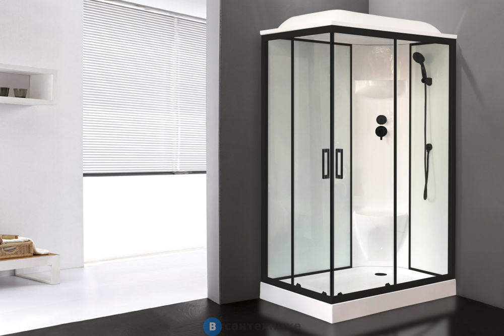 Душевая кабина Royal Bath RB 8120HP6-WT-BL 1200x800x2170 R (белое/прозрачное) (RB8120HP6-WT-BL-R)