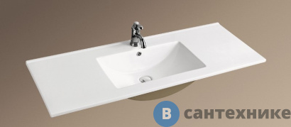 картинка Раковина WELTWASSER DEILBACH 7506-120 подвесная (1205х470х180)