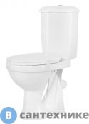 Унитаз-компакт Оскольская керамика белый У Стандарт, сиденье полипропилен косой, нижний подвод воды (44901130022)