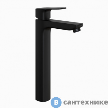 картинка Смеситель Paini Viva Style P4YO205LL для раковины, без донного клапана, высокий, чёрный