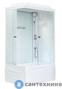 картинка Душевая кабина Royal Bath RB 8120BP5-WC R 1200x800x2170 (белое/матовое)