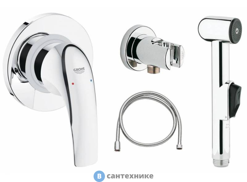 Смеситель для биде Grohe 123072 BauCurve (для гигиенич. душа)