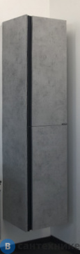 картинка Шкаф-колонна Comforty Эдинбург-40 бетон светлый