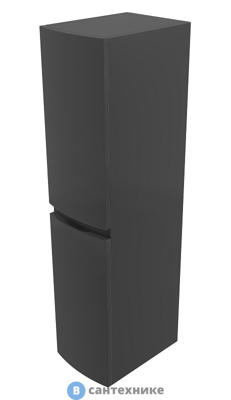 Колонна Cezares VAGUE подвесная с двумя распашными дверцами, реверсивная 44323 Antracite, 30x38x130