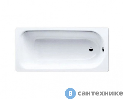 картинка Ванна стальная Kaldewei Eurowa ванна 309-1 140х70 (119512030001), без ножек