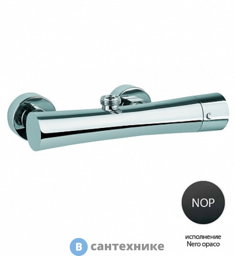 Смеситель Cezares TINK-DS-NOP для душа однорычажный, чёрный матовый