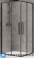 картинка Душевой уголок Black&White S872 Black (1000х1000х1950) без поддона