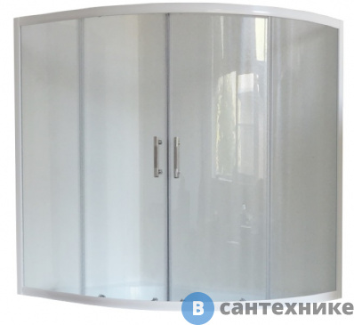 картинка Душевая шторка Royal Bath RB 150ALP-T 1500x1000x1500 (прозрачная) (RB150ALP-T)
