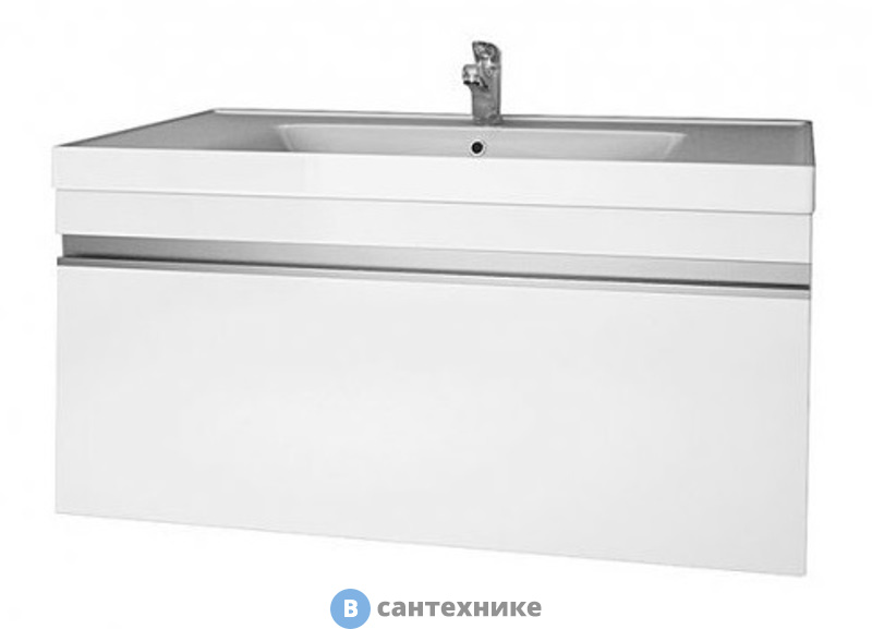 Тумба под раковину Dreja Grace 90, белый лак, 1 ящ (99.0903)