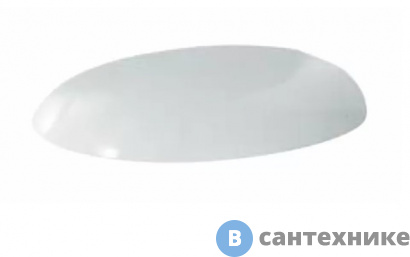 картинка Сиденье AZZURRA CLAS для унитаза 56см и моноблока, цвет белый с шарнирами хром (микролифт) (CLA 1800/F bi/cr)