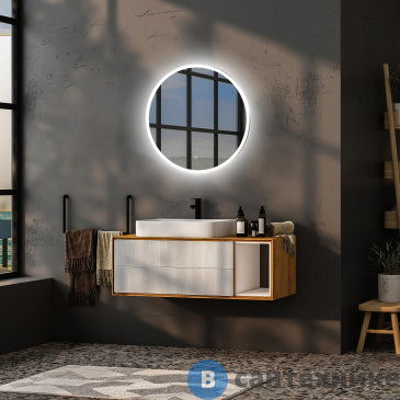 картинка Зеркало ABBER Mond AG6202S-0.65 с подсветкой, сенсорный выключатель, диммер