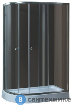 картинка Душевой уголок AQUADUSH AD-H 120х85 R прозрачные
